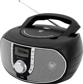 Bol.com Soundmaster scd1700sw - boombox met dab+/fm-radio, cd/mp3-speler en usb aanbieding