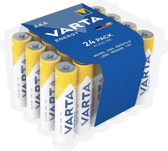 Bol.com Varta alkaline batterij aaa / lr03 - batterij -  24 stuks aanbieding