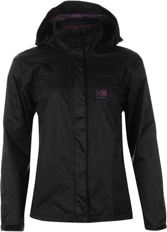 Bol.com Karrimor regenjas - dames - zwart/paars - maat 4xl (22) aanbieding
