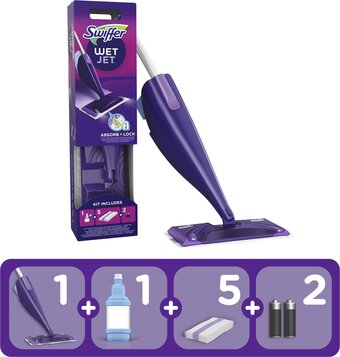 Bol.com Swiffer wetjet startset - alles in één dweilsysteem aanbieding
