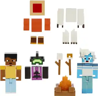 Bol.com Minecraft creator series - mount enderwood yeti scare story pack - speelfiguur aanbieding