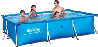 Bol.com Bestway steel pro - 300 x 201 x 66 cm - opzetzwembad aanbieding