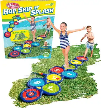 Bol.com Wahu - backyard hop skip & splash - speelgoedwatersproeier aanbieding