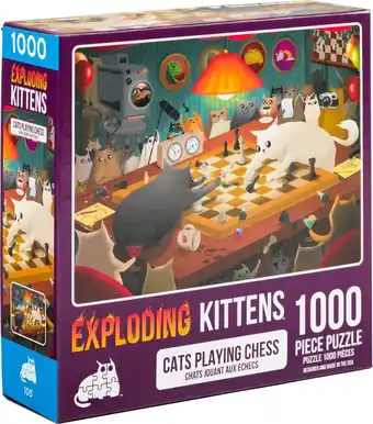 Bol.com Cats playing chess - puzzel - 1000 stukjes aanbieding