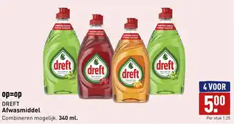 ALDI DREFT Afwasmiddel 340ml aanbieding