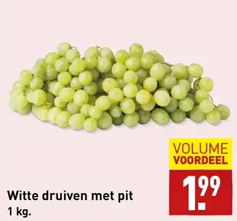 ALDI Witte druiven met pit 1 kg. aanbieding