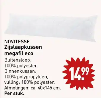 ALDI NOVITESSE Zijslaapkussen megafil eco aanbieding