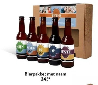 Primera Bierpakket met naam aanbieding