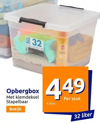 Action Opbergbox 32 liter aanbieding