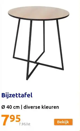 Action Bijzettafel Ø 40 cm | diverse kleuren aanbieding