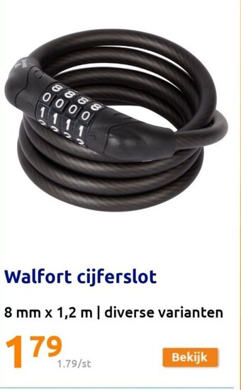 Fietsslot met cijfers voor kinderen, 10x650 mm, scooterslot, cijferslo – Apollo Funsport Nederland