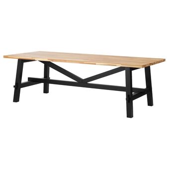 IKEA Skogsta eettafel, acacia, 235x100 cm aanbieding