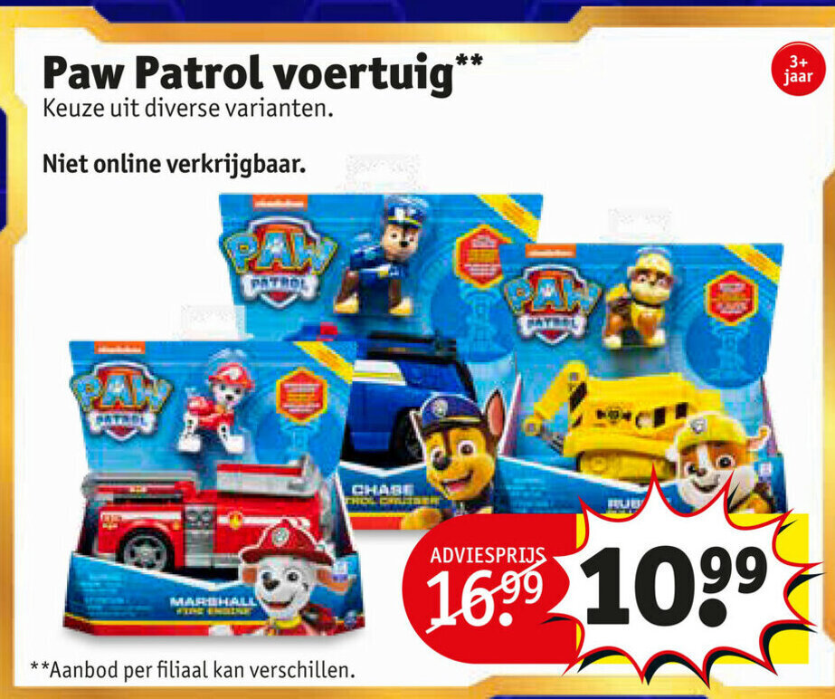 Paw Patrol Fahrzeug Mit Figur – Verschiedene Modelle, Bewegliche Teile
