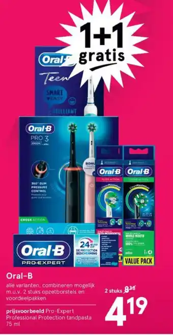 Etos Oral-B 1+1 aanbieding