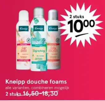 Etos Kneipp douche foams 2st aanbieding