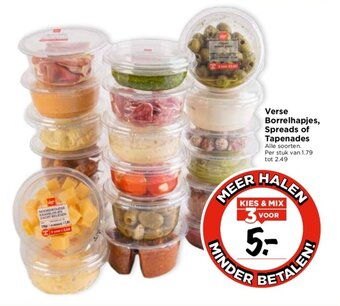 Vomar Voordeelmarkt Verse Borrelhapjes, Spreads of Tapenades aanbieding