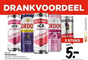 Vomar Voordeelmarkt Mixdrankjes 250ml aanbieding