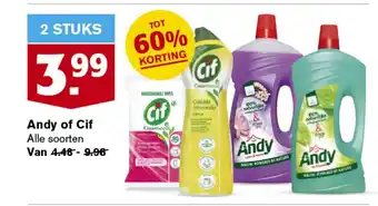 Hoogvliet Andy of Cif aanbieding