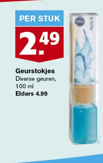 Hoogvliet Geurstokjes Diverse geuren, 100 ml aanbieding