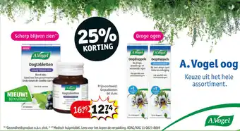 Kruidvat A. Vogel Oogtabletten aanbieding