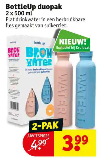 Kruidvat BottleUp duopak 500ml aanbieding