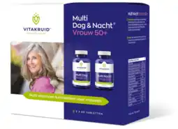 De Online Drogist Vitakruid multi dag & nacht vrouw 50+ 180tb aanbieding