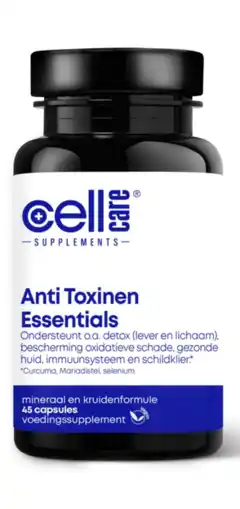 De Online Drogist Cellcare anti toxinen essentials capsules 45cp aanbieding