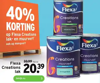 GAMMA Flexa Creations lak 750 ml aanbieding