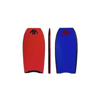 Decathlon Bodyboard found boards mr crooked px rood/blauw 41 aanbieding