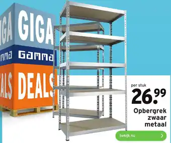 GAMMA Opbergrek zwaar metaal aanbieding