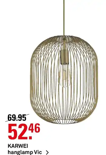 Karwei Hanglamp Vic aanbieding