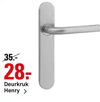 Karwei Deurkruk Henry aanbieding