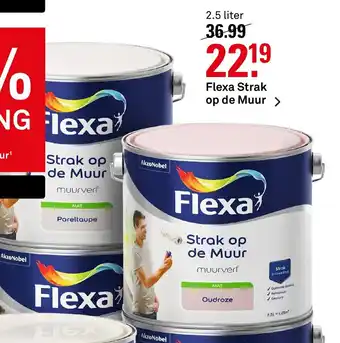 Karwei Flexa Strak op de Murr 2.5 liter aanbieding