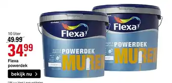 Karwei Flexa powerdek 10 liter aanbieding