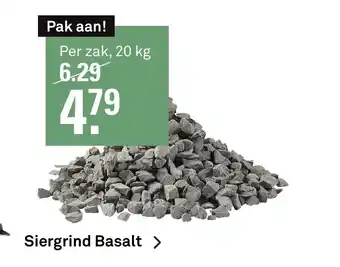 Karwei Siergrind Basalt 20 kg aanbieding