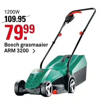 Karwei Bosch grasmaaier ARM 3200 1200W aanbieding