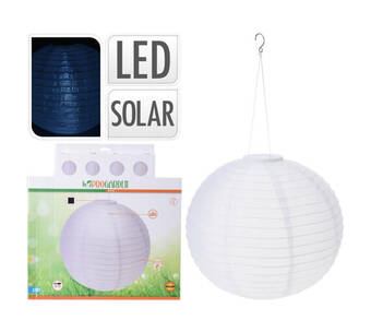Voordeeldrogisterij Progarden led solar lampion  wit -  ø 40 cm aanbieding