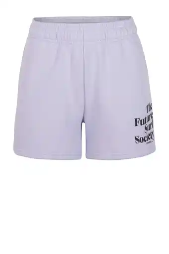 Wehkamp O'neill high waist regular fit sweatshort future surf met tekst lila aanbieding