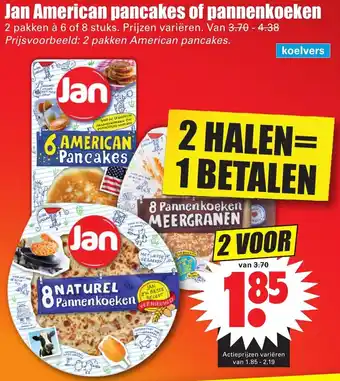 Dirk Jan American Pancakes of pannenkoeken aanbieding