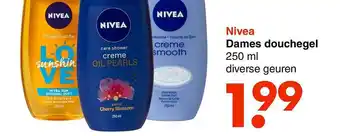 Wibra Nivea dames douchegel 250 ml aanbieding