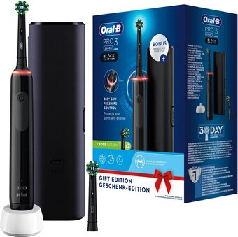Bol.com Oral-b pro 3 3500 - zwart elektrische tandenborstel aanbieding