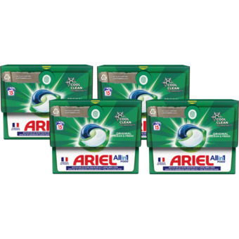 Jumbo Ariel all-in-1 pods, wasmiddelcapsules 4 x 15 stuks aanbieding