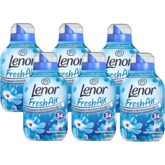 Jumbo Lenor fresh air wasverzachter 6 x 34 wasbeurten aanbieding
