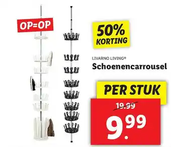 Lidl Livarno living® schoenencarrousel aanbieding