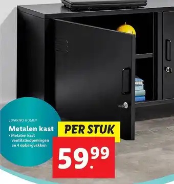 Lidl Livarno home® metalen kast aanbieding