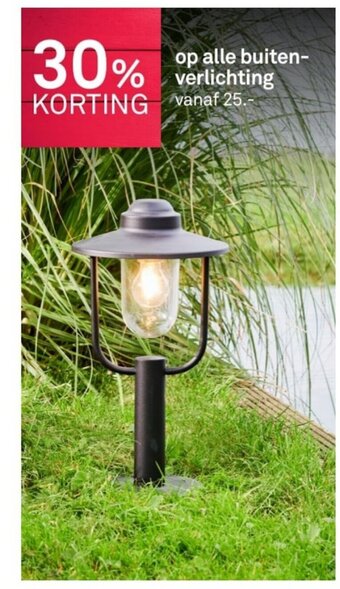 Karwei op alle buiten-verlichting aanbieding