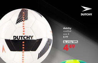 Scapino dutchy voetbal size 4 aanbieding