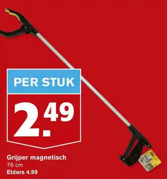 Hoogvliet Grijper magnetisch 76 cm aanbieding