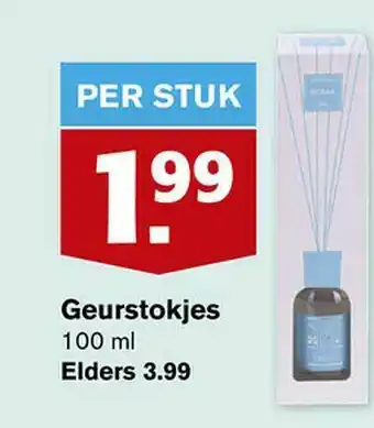 Hoogvliet Geurstokjes 100 ml aanbieding