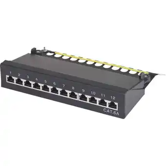 Conrad Renkforce 12 poorten netwerk-patchbox cat 6a 1 he aanbieding